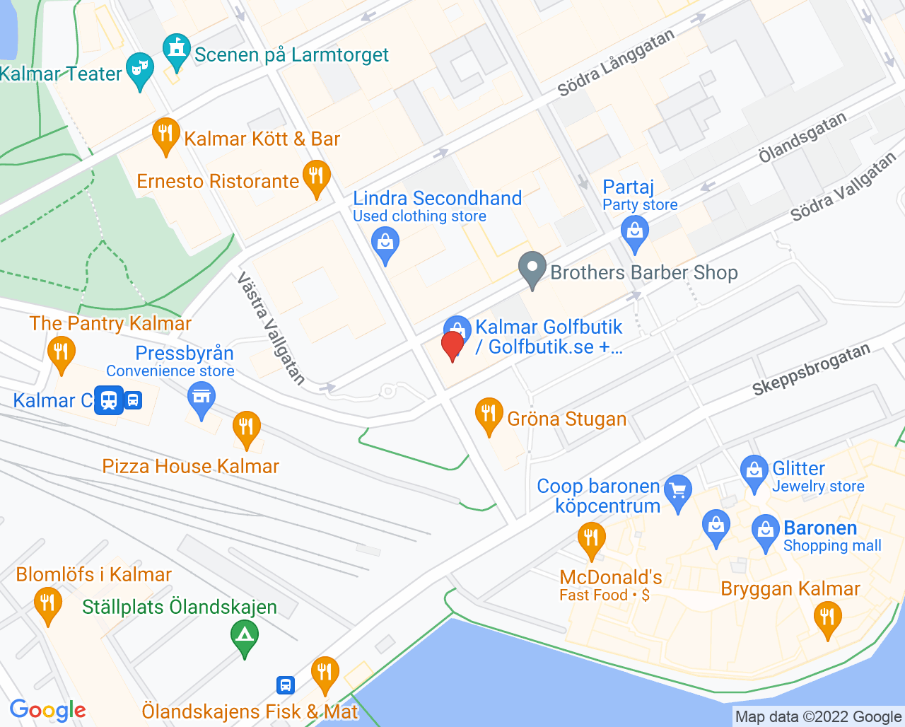 Karta till Käldström och Co - Tandvård i  Centrum, Kalmar