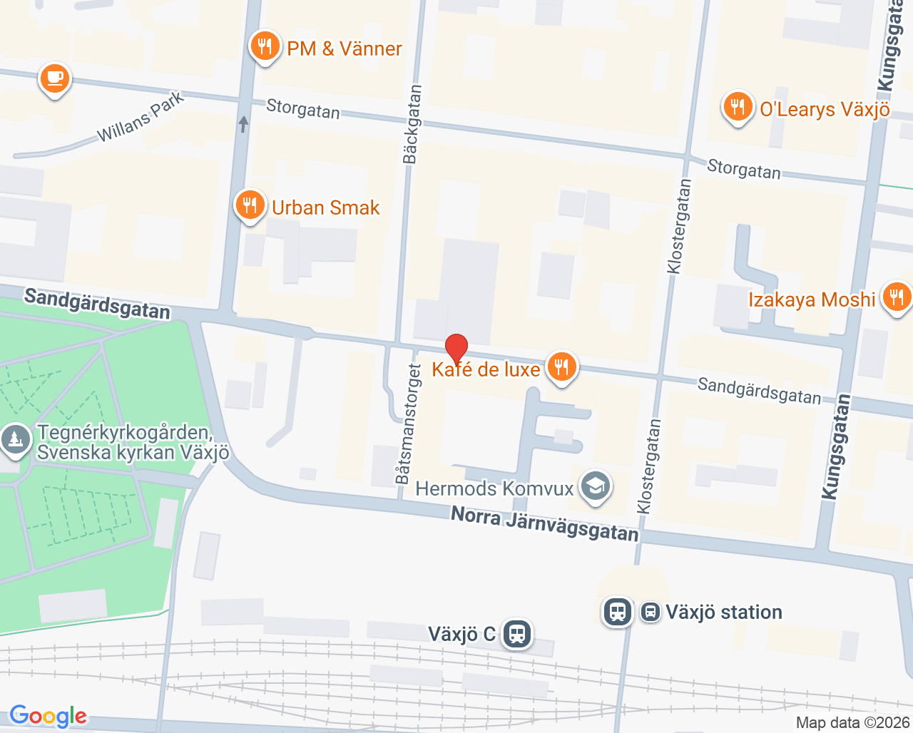 Karta till Tandlag1, Växjö