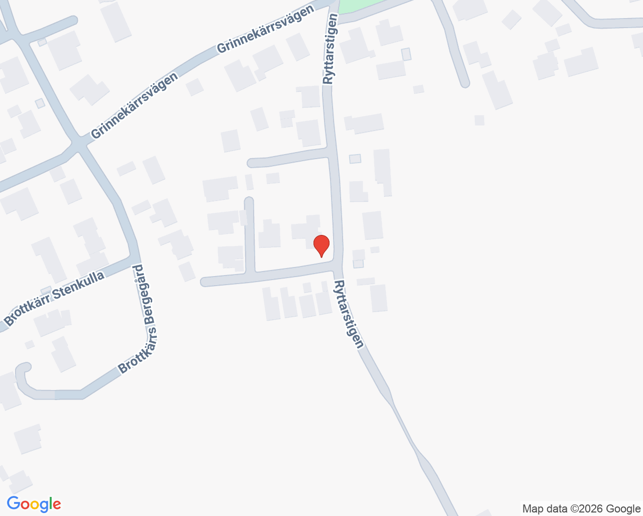 Karta till Implant Center Kashani, Hovås