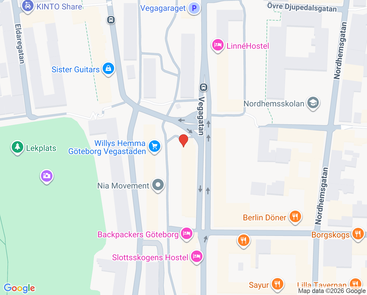 Karta till Linné Tandläkarcenter