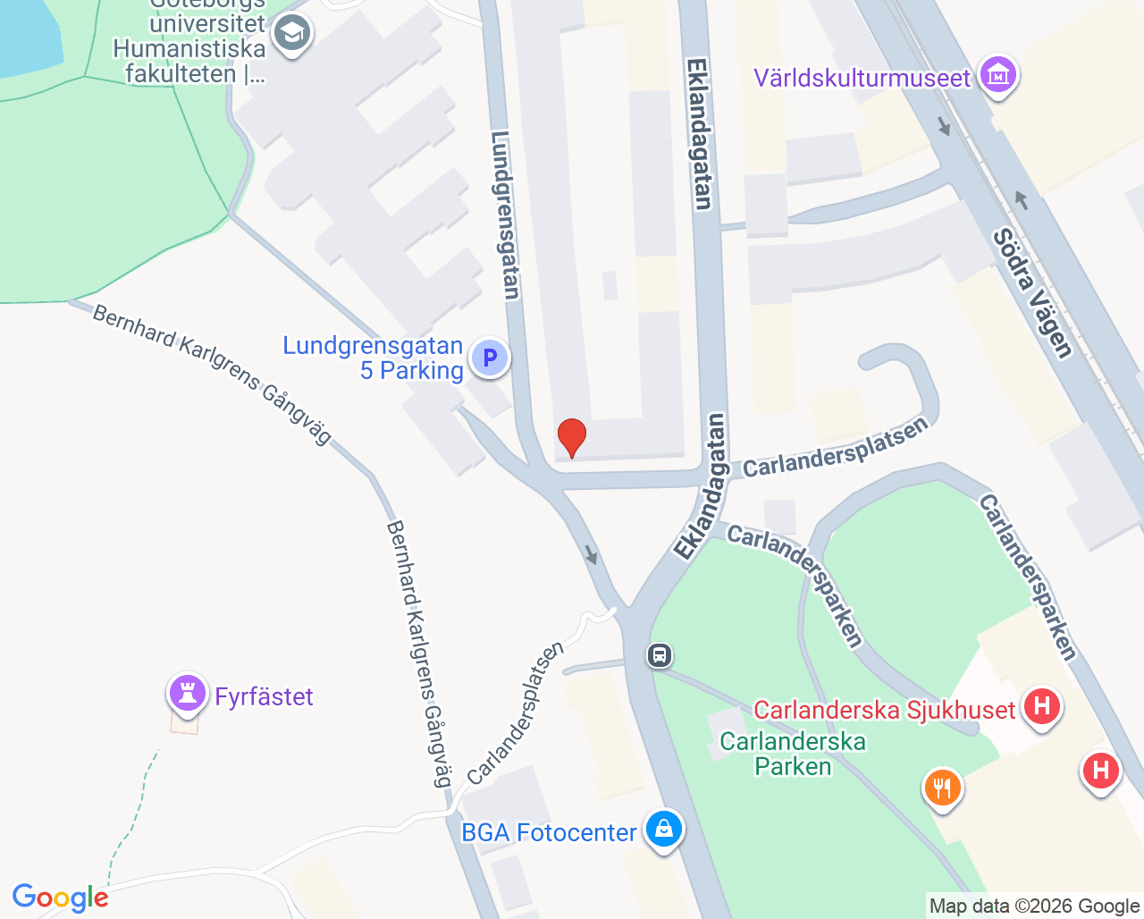 Karta till UroMedical vid Carlanderska sjukhuset Mikael Redsäter, Göteborg