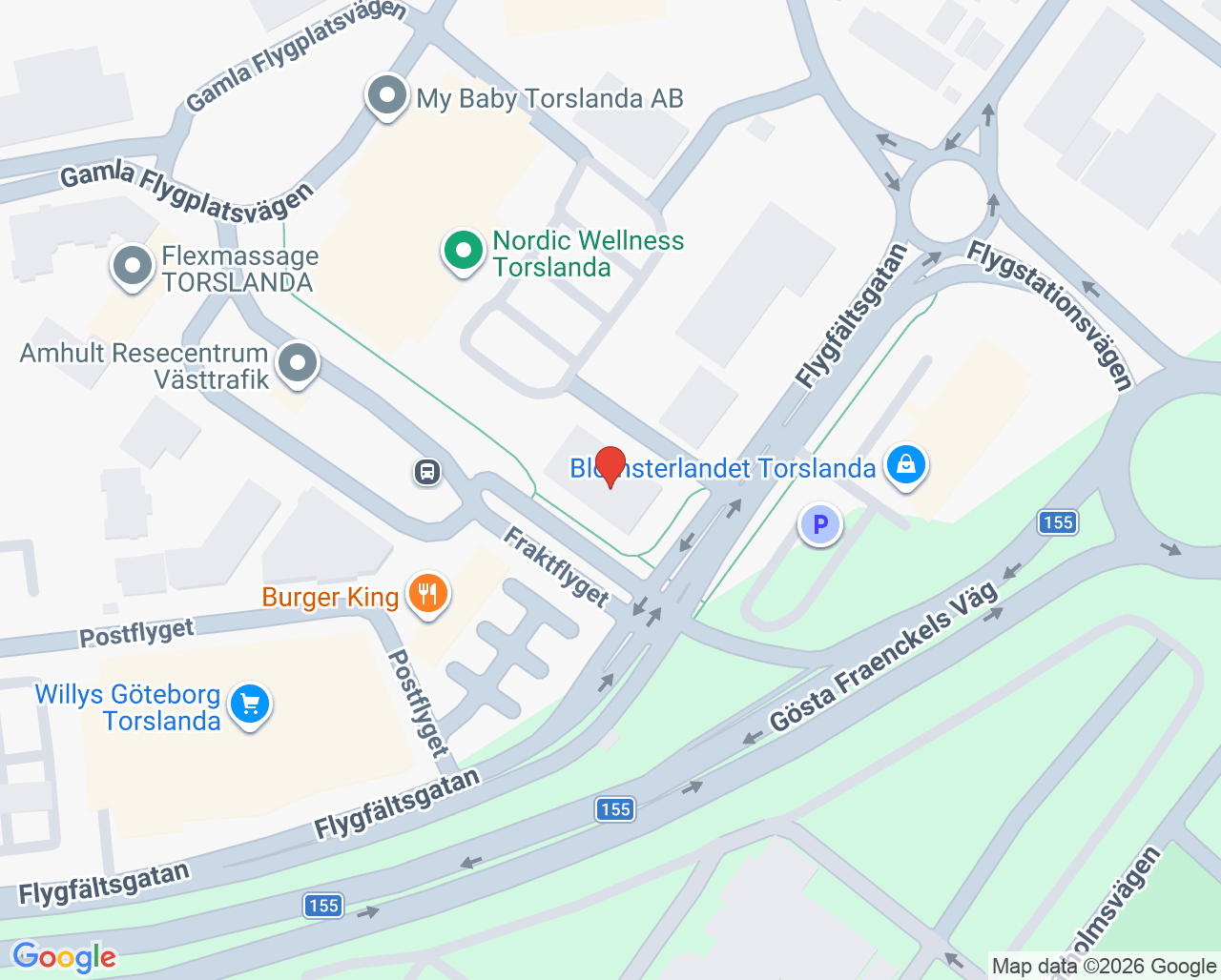 Karta till Capio Vårdcentral Torslanda, Torslanda