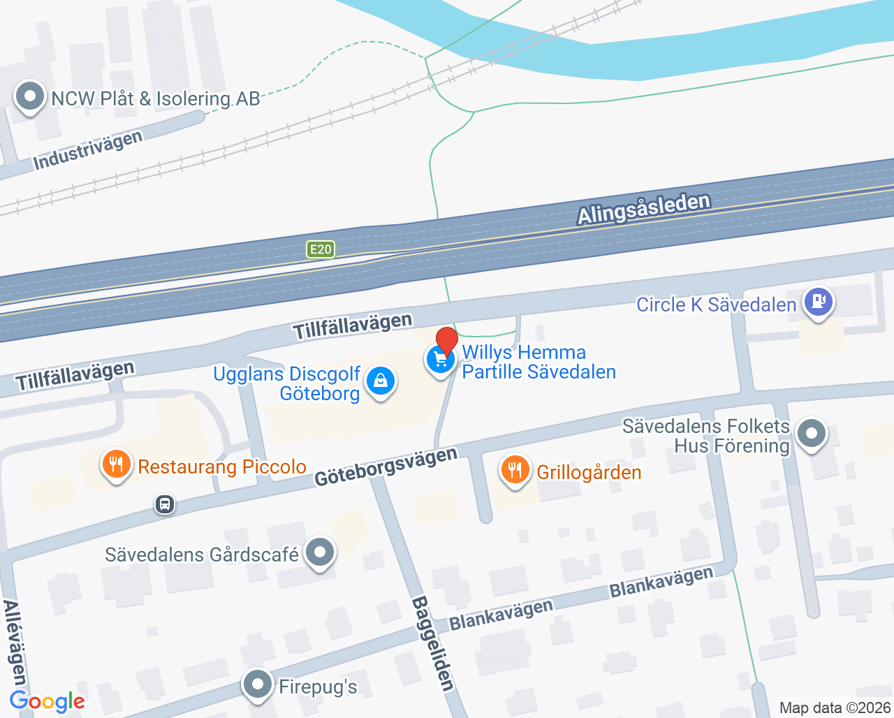 Karta till Sävedalen Tandhälsa