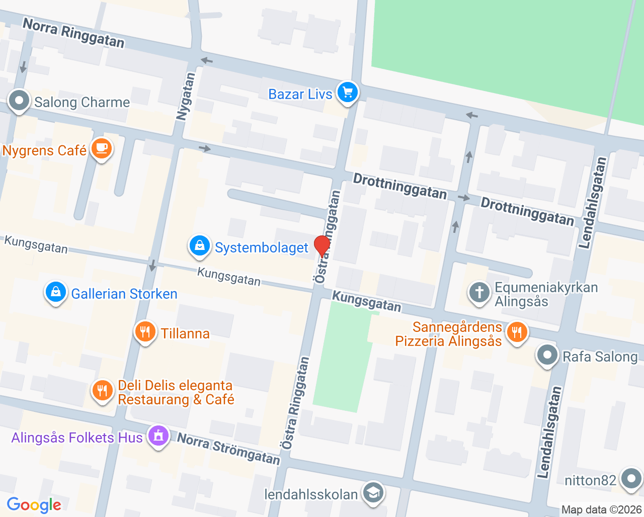 Karta till Tandläkare Erika Polhem