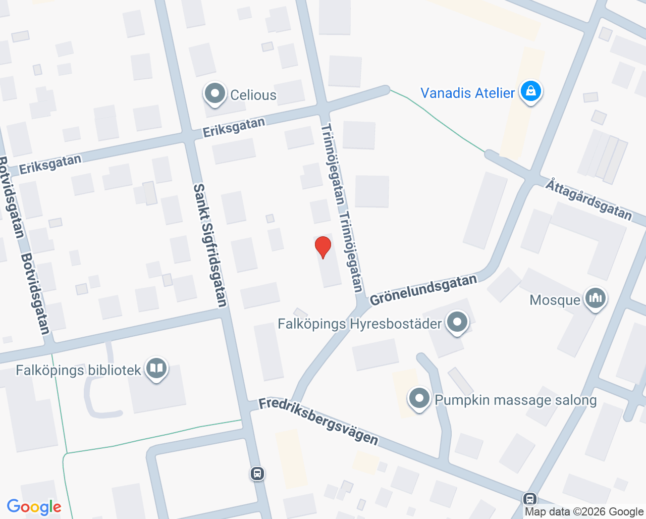 Karta till Mini-Maria Tidaholm
