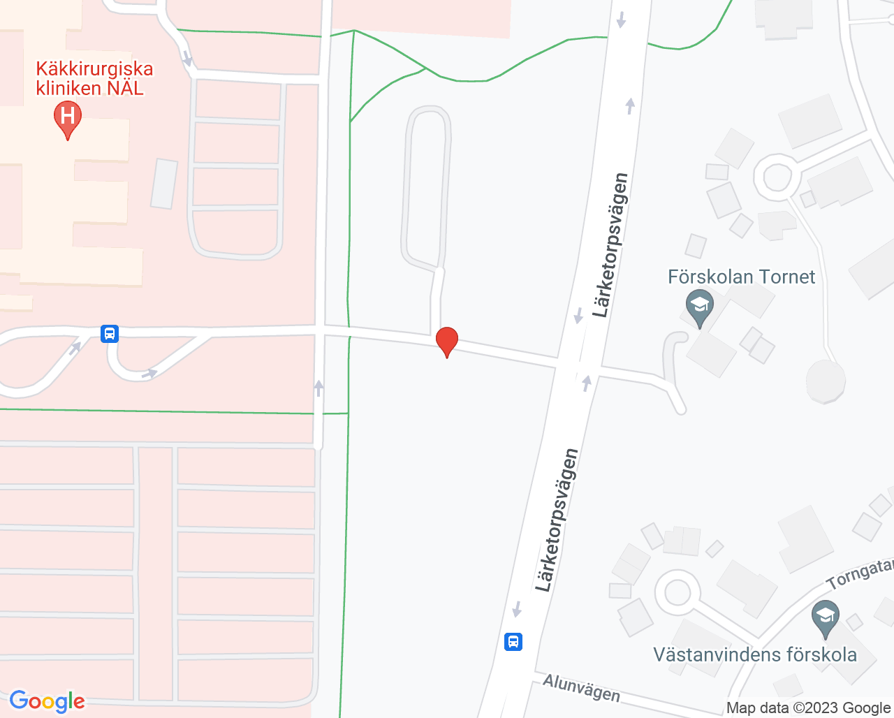 Karta till Infektionsmottagning NÄL, Trollhättan