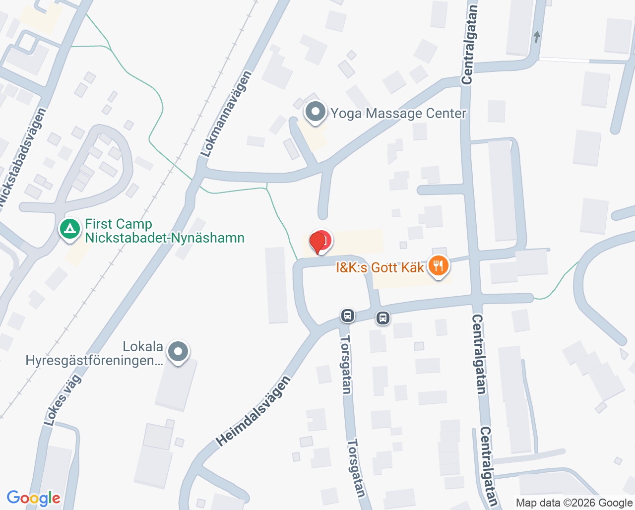 Karta till Tandläkare Johan Cargelius, Nynäshamn