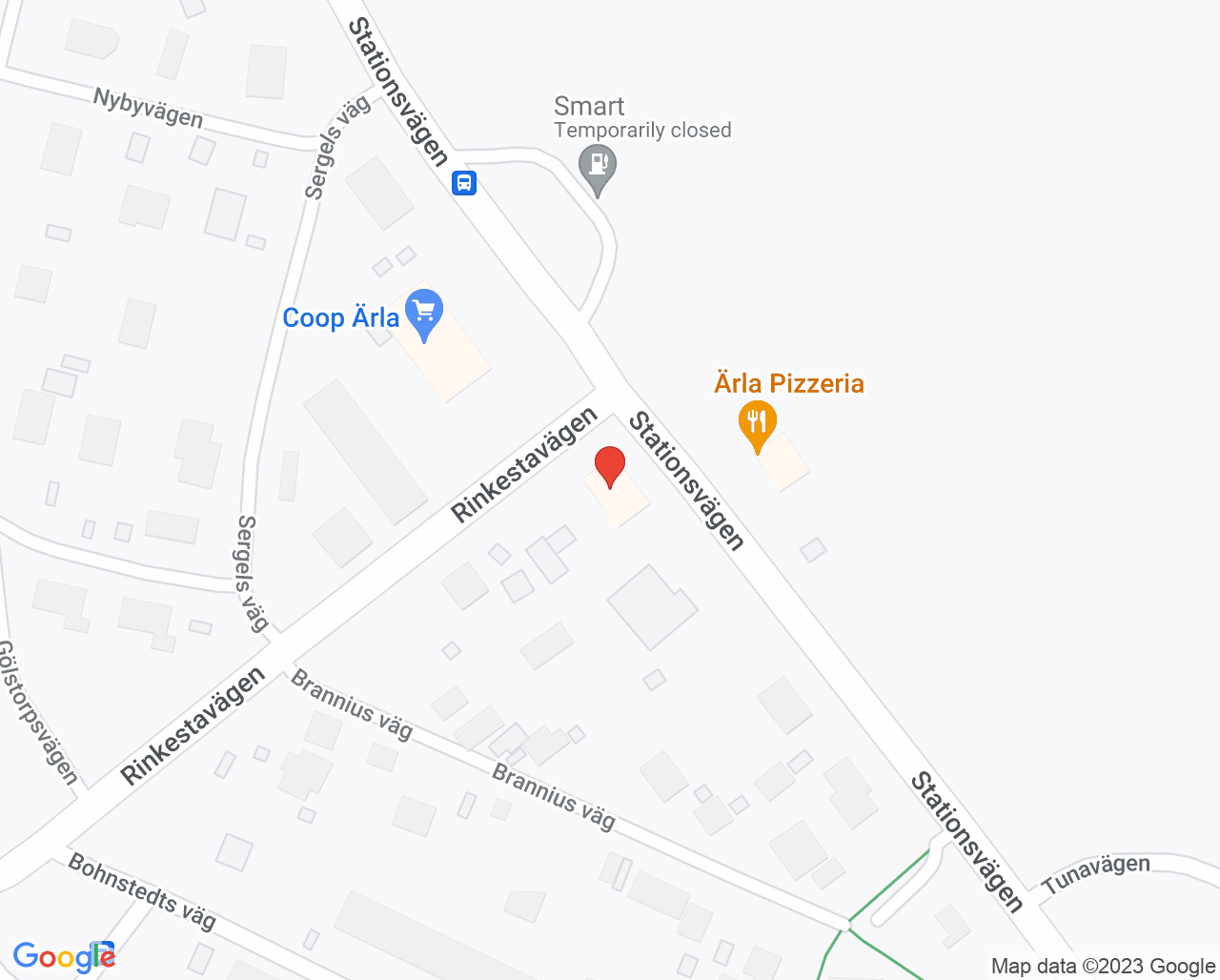 Karta till Distriktssköterskemottagningen Ärla, Eskilstuna