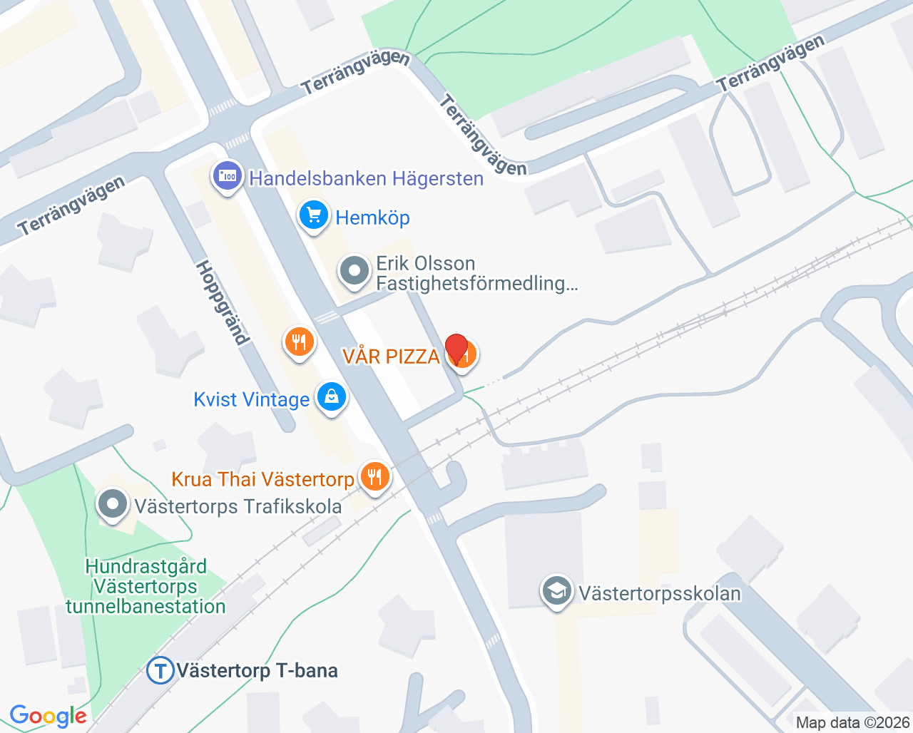 Karta till Västertorp tandläkaren