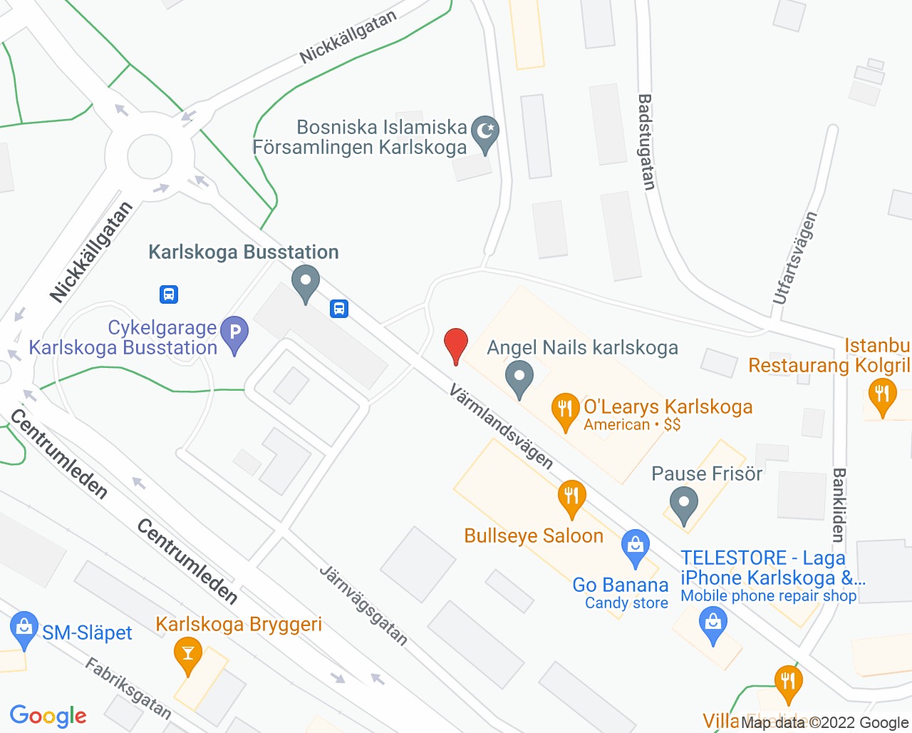 Karta till Folktandvården Karlskoga, Karlskoga