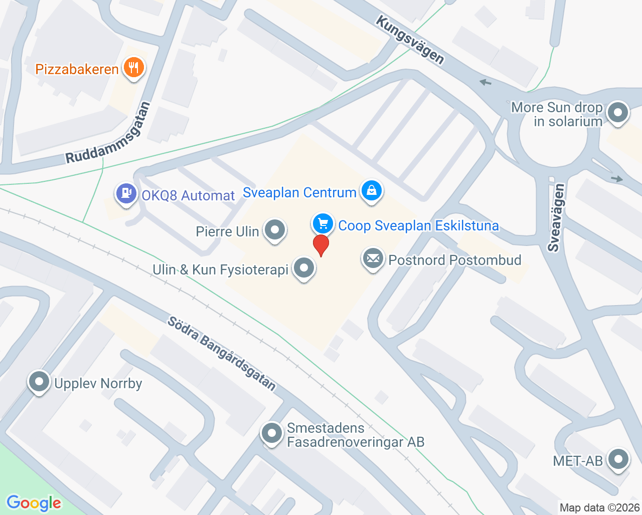 Karta till Maria Kun, Eskilstuna