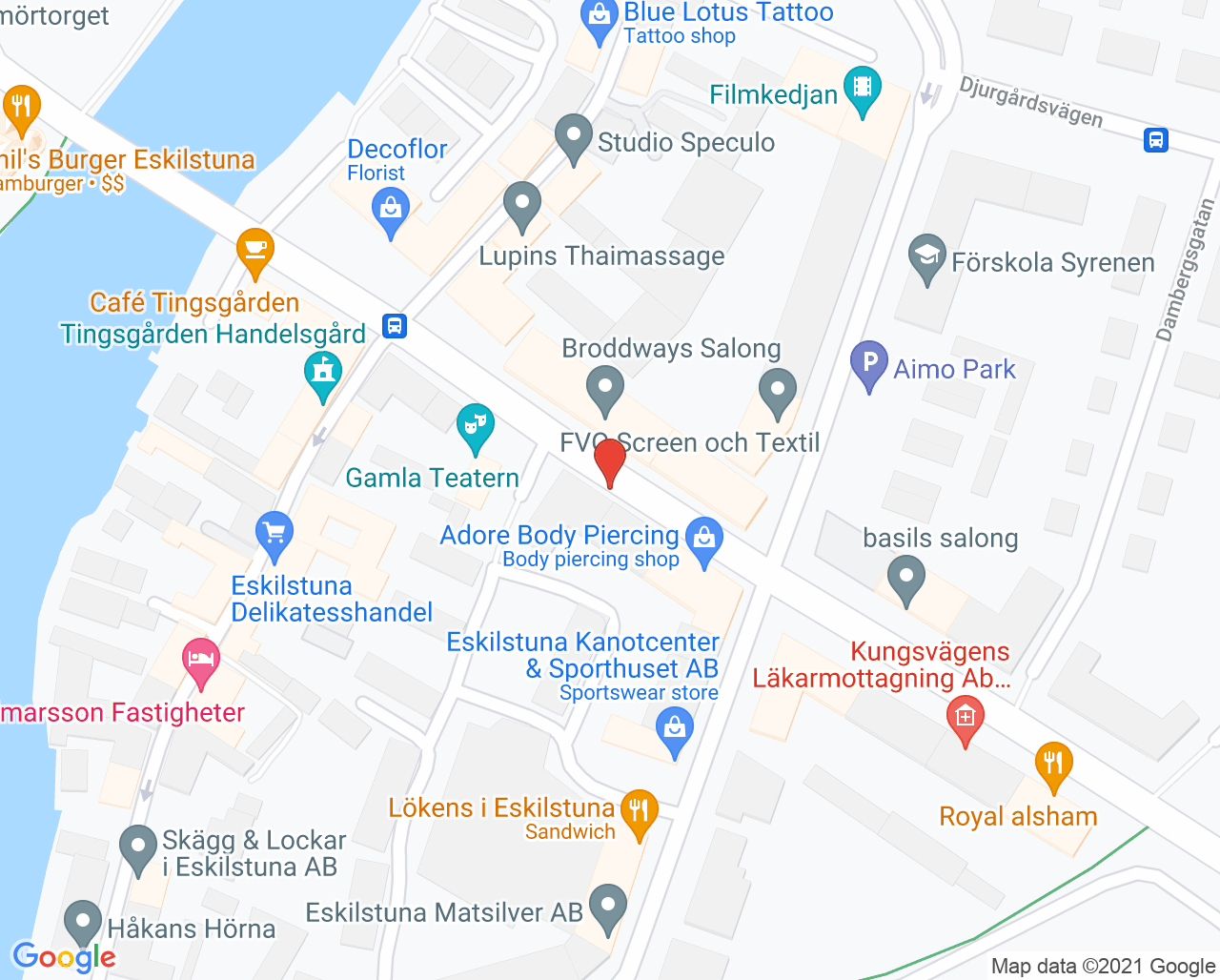 Karta till Aliaa Al-Rammahi, Eskilstuna