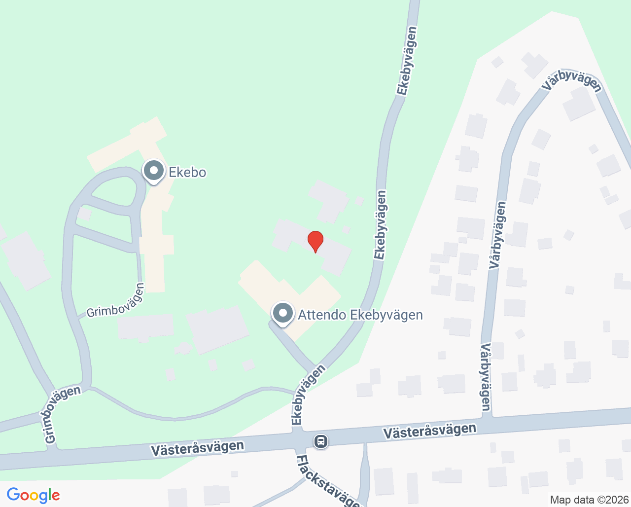 Karta till Sjukgymnastikteamet Vårdcentralen Achima Care, Eskilstuna