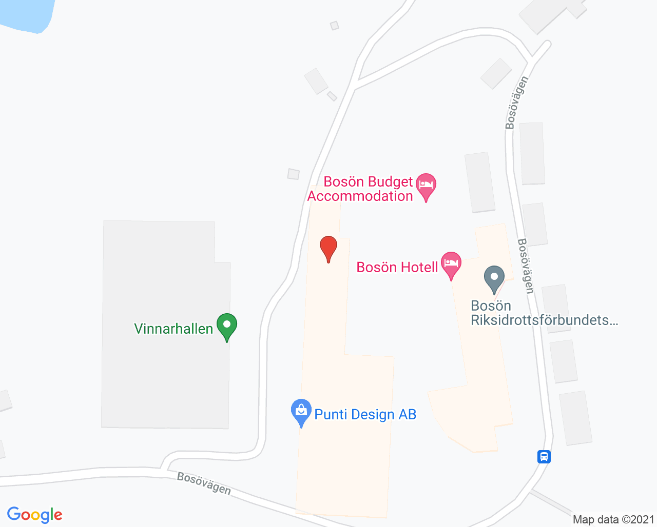 Karta till Bosöns Idrottsklinik - Anna Frohm, Lidingö