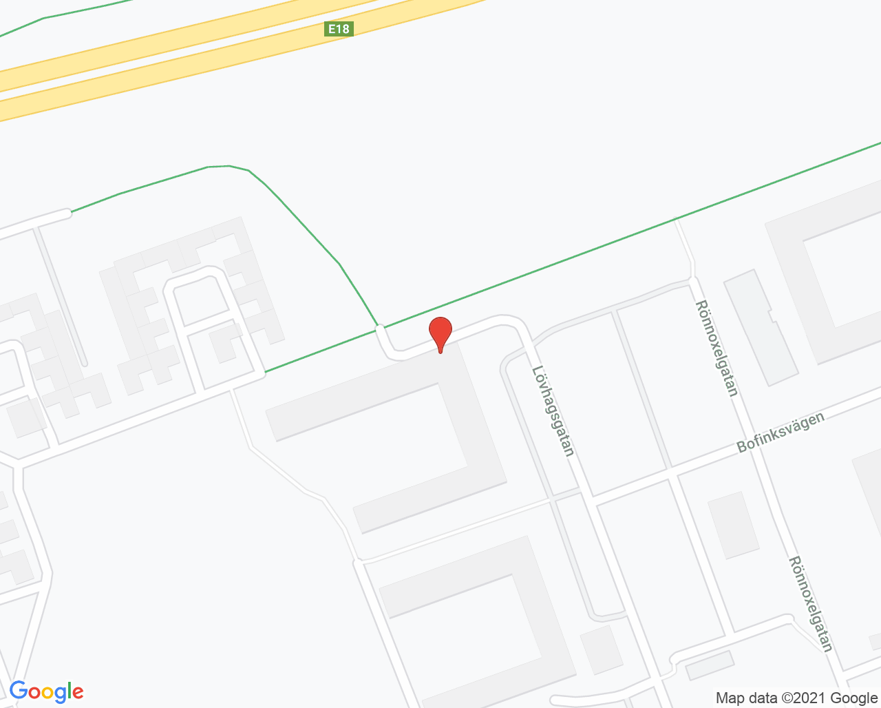 Karta till Fossingar på vift, Västerås