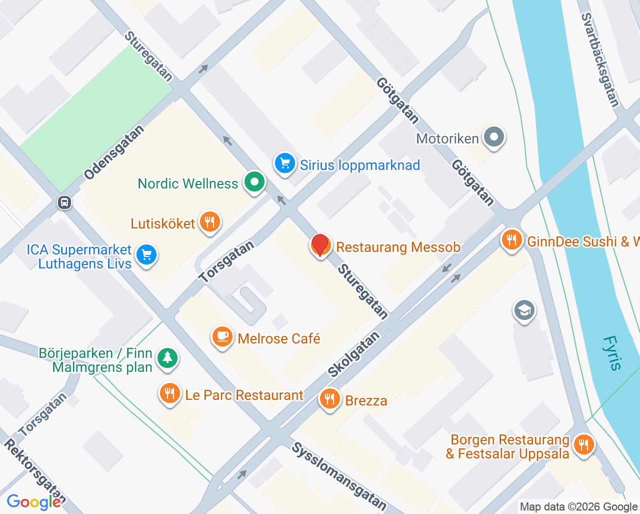 Karta till Sturepraktiken
