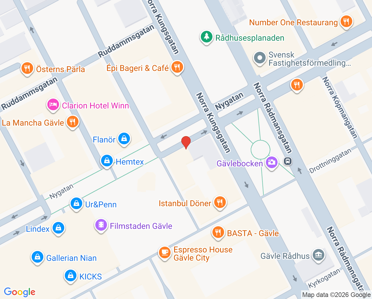 Karta till Folktandvården Ekonomi