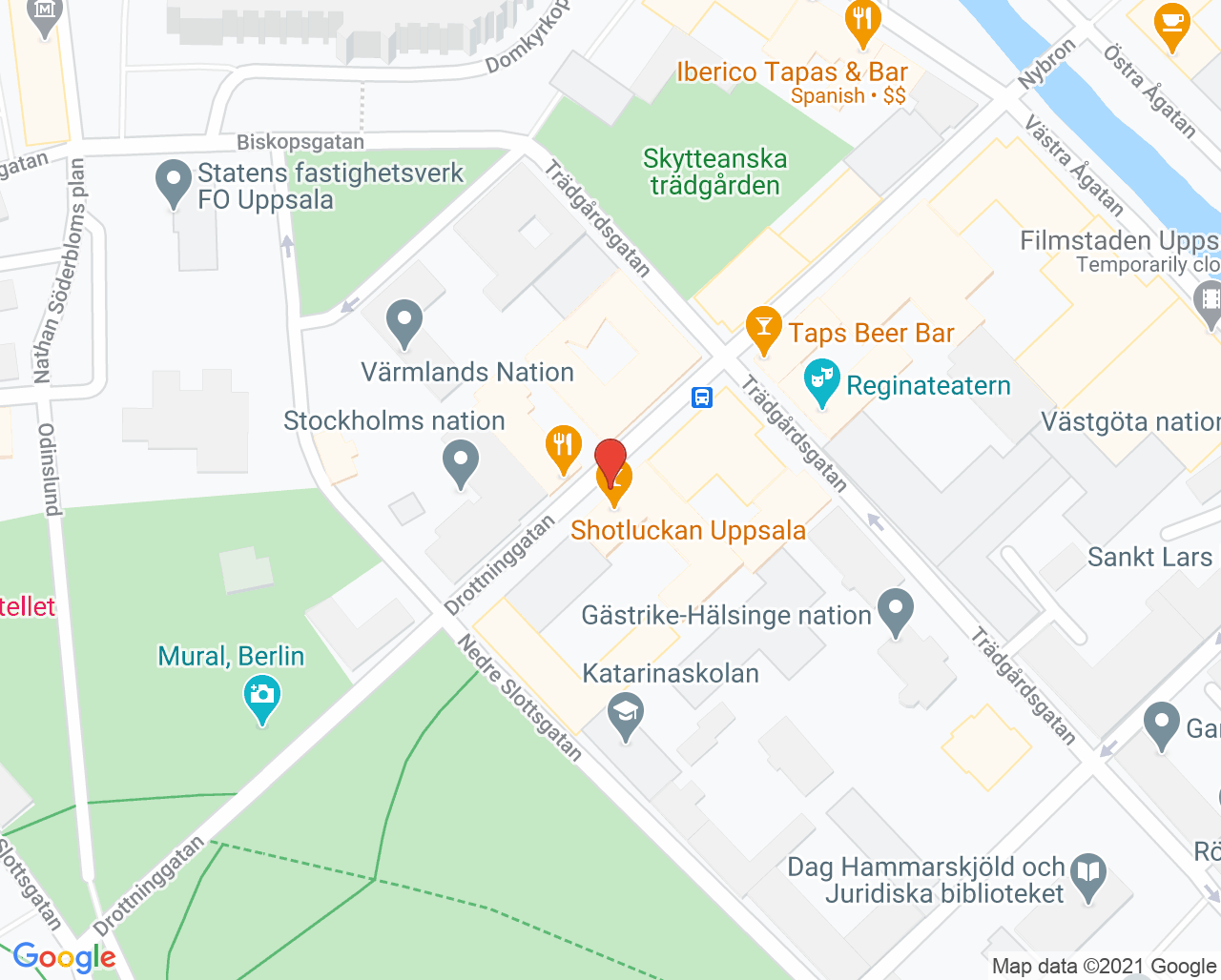 Karta till Alex Psykiatri & Terapi AB, Uppsala