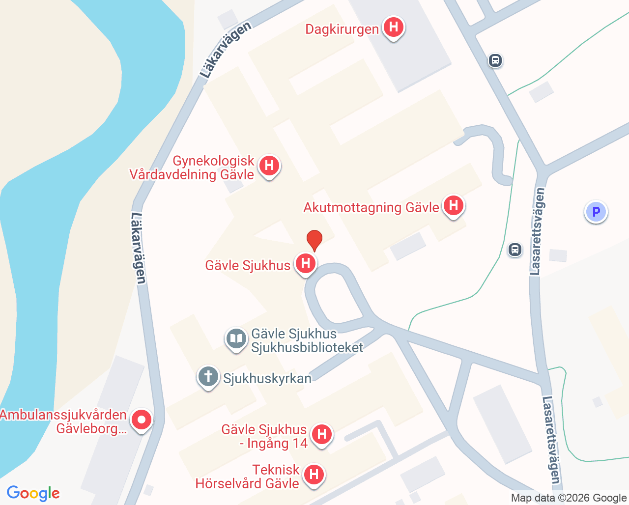 Karta till Journalutlämning Gävle