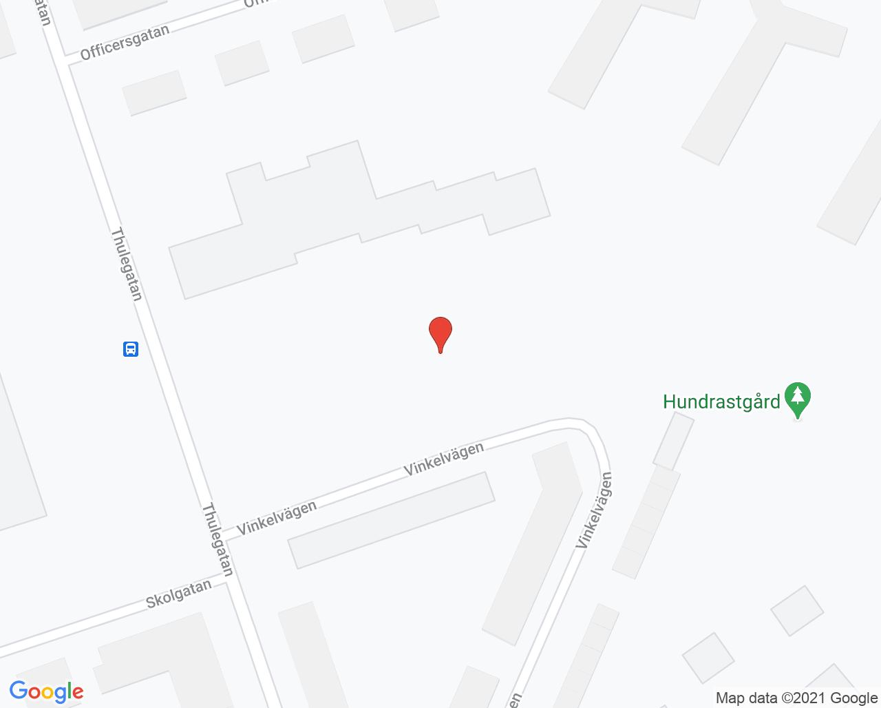 Karta till Dialysmottagningen Kiruna sjukhus