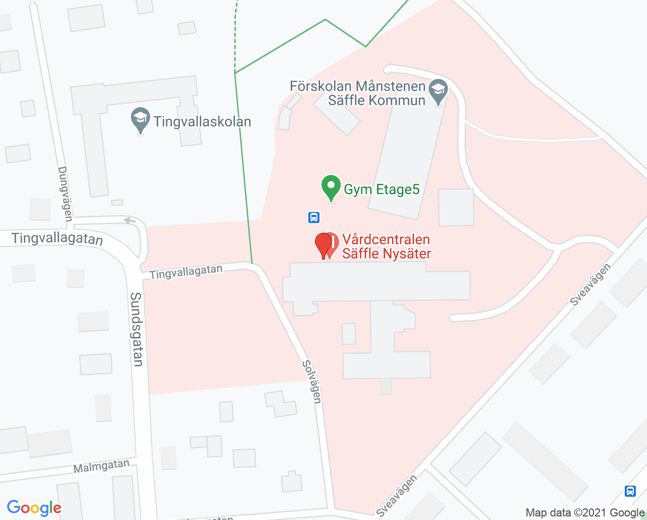 Karta till Hörselvården Säffle