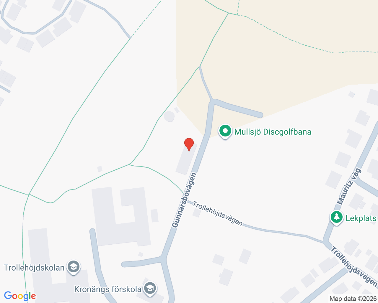 Karta till Laboratoriet Mullsjö vårdcentral