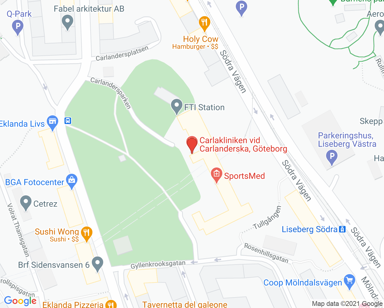 Karta till Metabolt Center