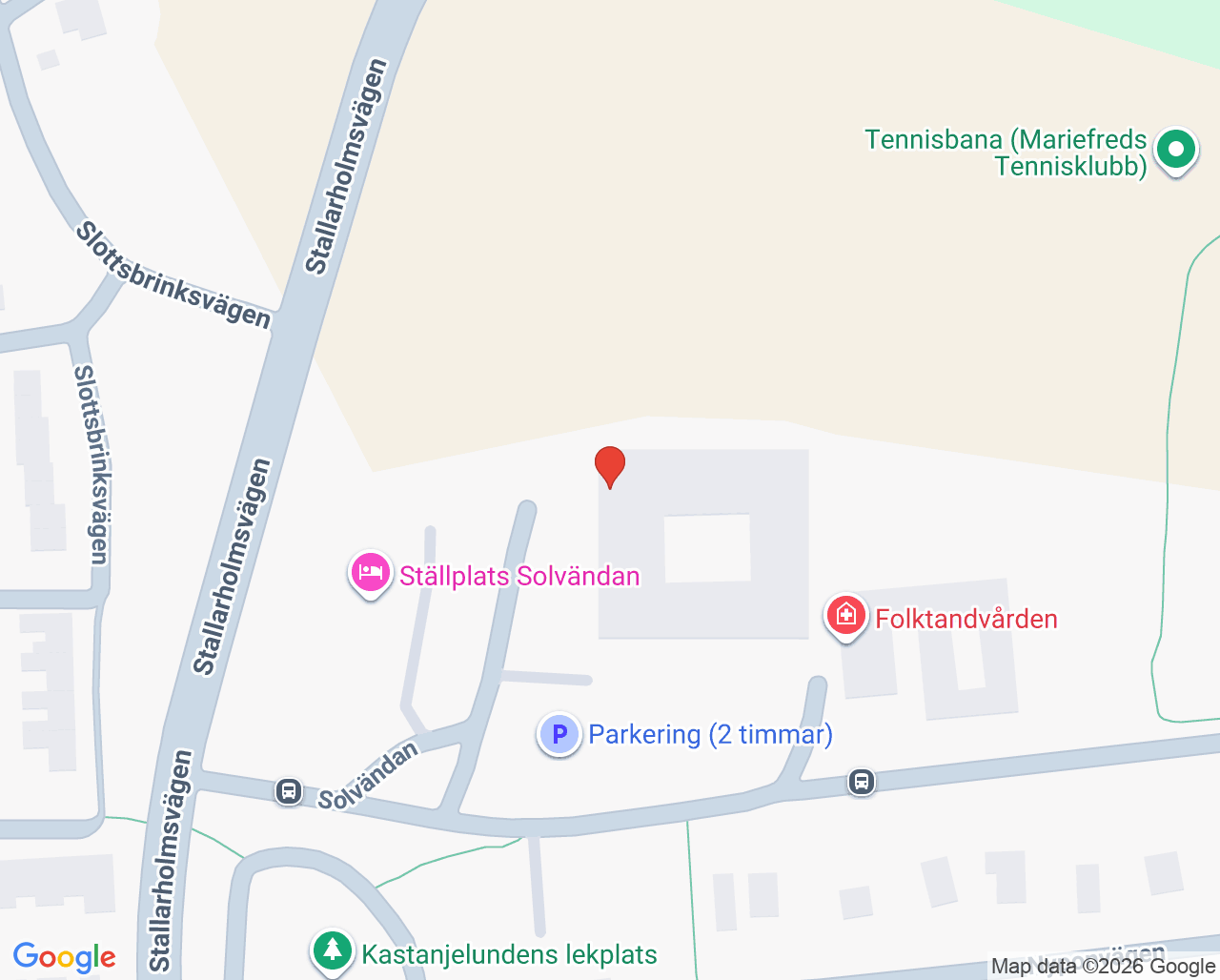 Karta till Folktandvården Mariefred, Folktandvården Sörmland AB