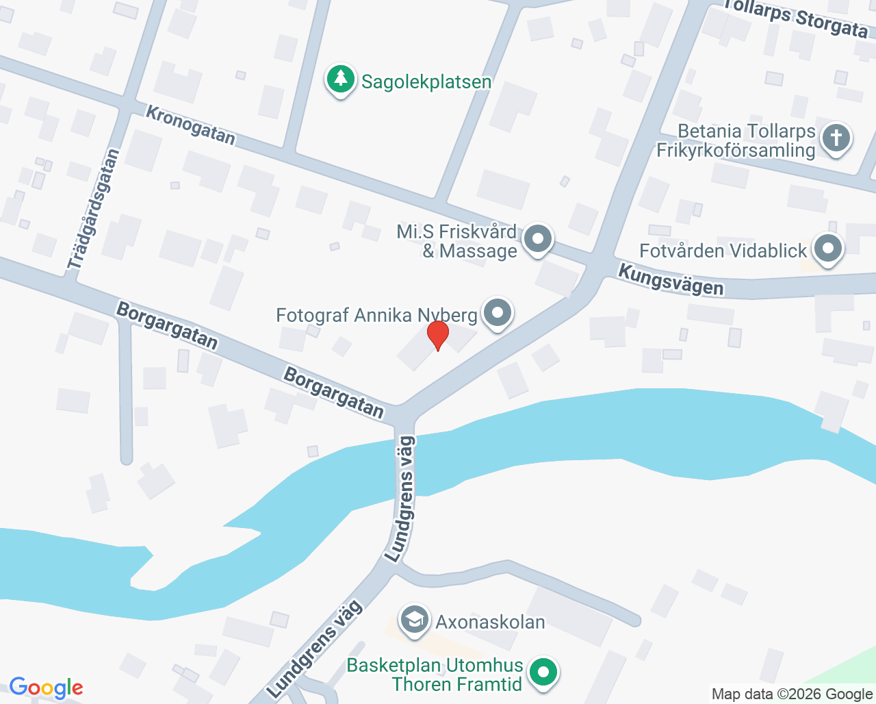 Karta till Terme Tandläkarpraktik AB, Tollarp