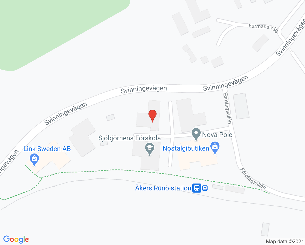 Karta till Praktikertjänst Åkersberga Tandvård, Åkersberga