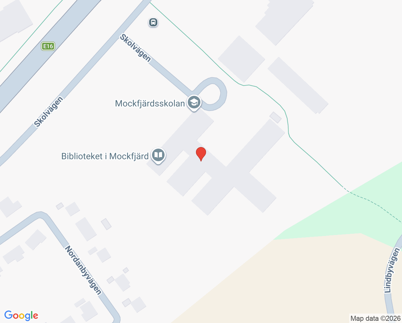 Karta till Familjecentral Gagnef