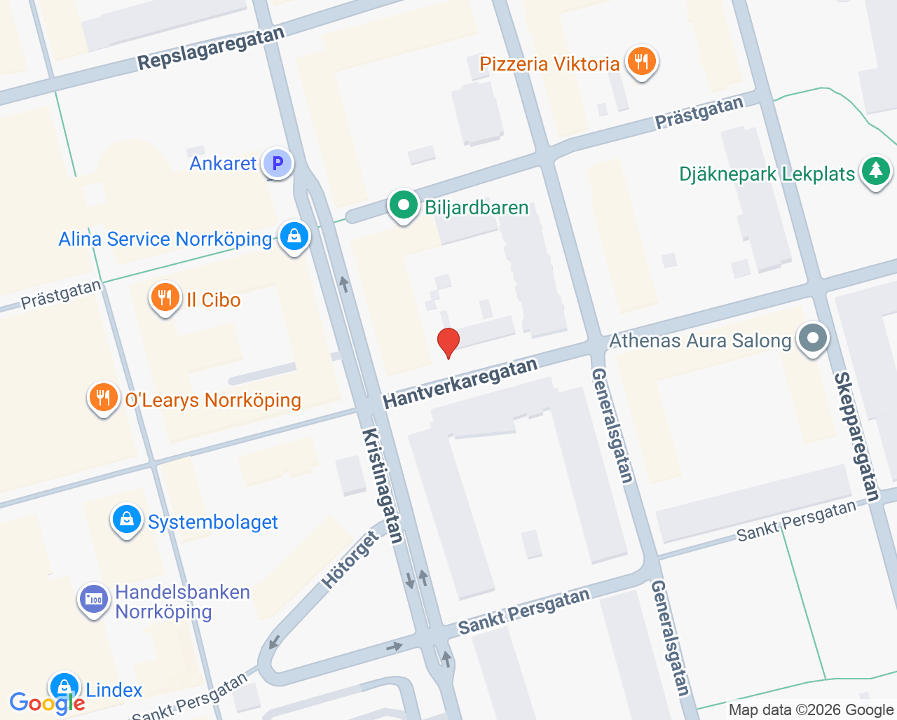 Karta till Mammografi Norrköping, Mammografi Hälsokontroll