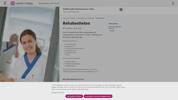 Rehabenheten - Lasarettet i Enköping