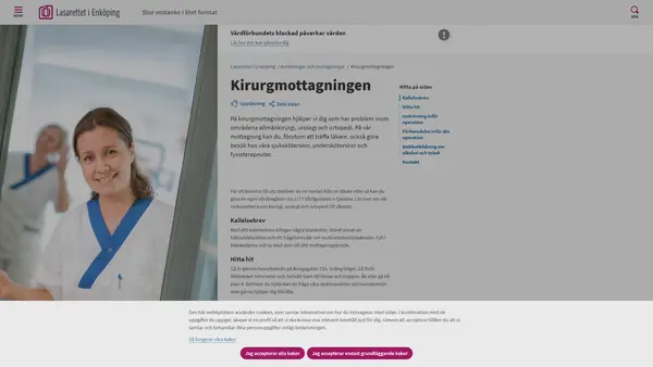 Kirurgmottagningen - Lasarettet i Enköping