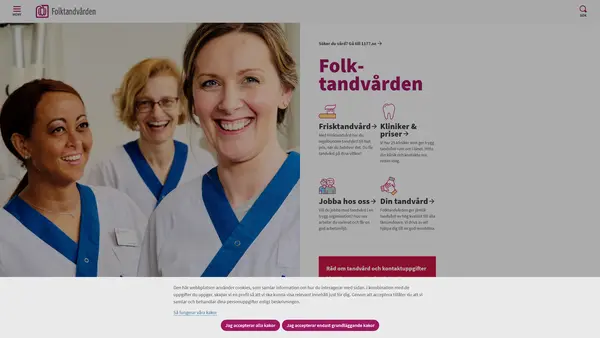 Specialistkliniken orofacial medicin vid Lasarettet i Enköping, Folktandvården, Region Uppsala