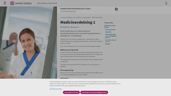 Medicinavdelning 1 - Lasarettet i Enköping