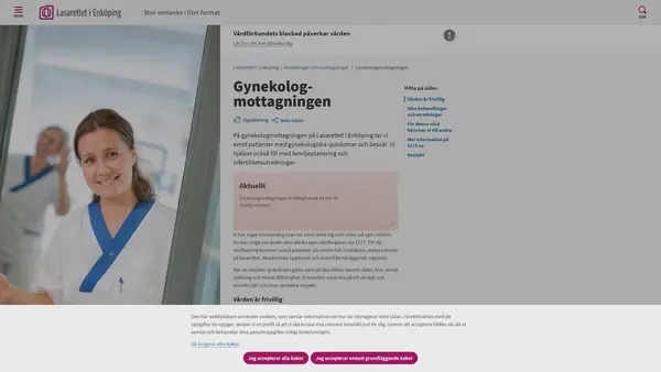 Gynekologmottagningen - Lasarettet i Enköping