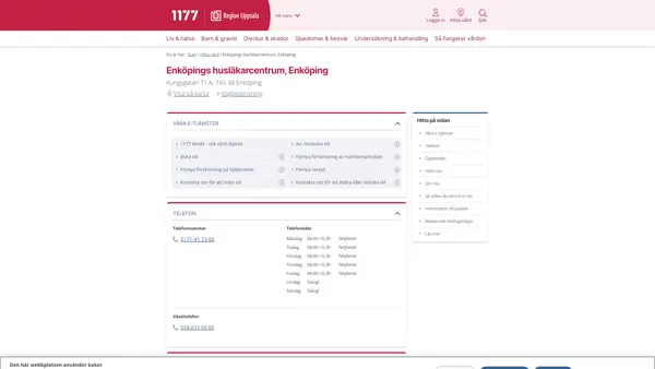 Barnavårdscentral Enköpings husläkarcentrum, Enköping