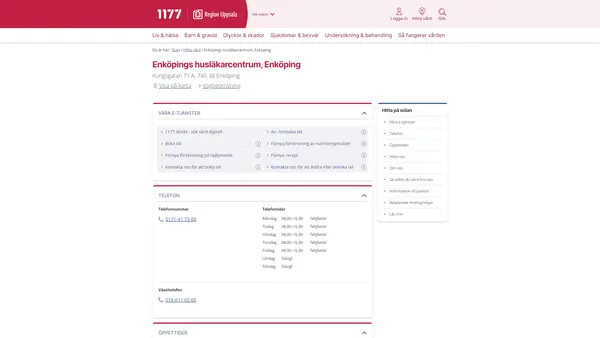 Enköpings jourmottagning, Enköping