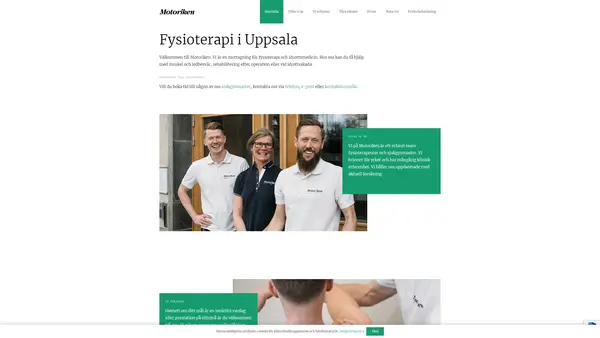 Motoriken Fysioterapi Jonas Olsén, Uppsala