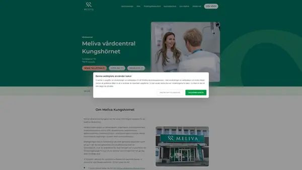 Provtagning Meliva vårdcentral Kungshörnet, Uppsala