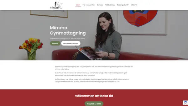 Mimma Gynmottagning logo