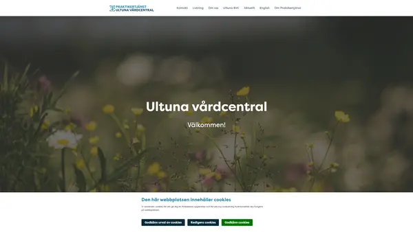 Praktikertjänst Ultuna vårdcentral logo