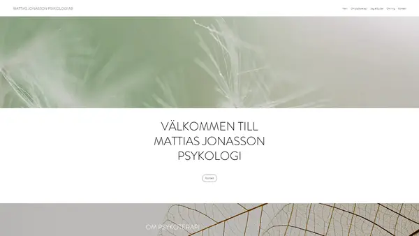 Mattias Jonasson psykoterapimottagning, Bålsta