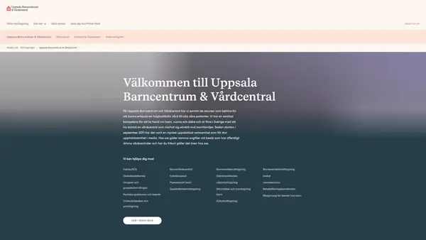 Uppsala Barncentrum vårdcentral
