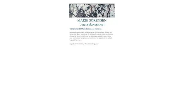 Marie Sörensen psykoterapimottagning, Uppsala