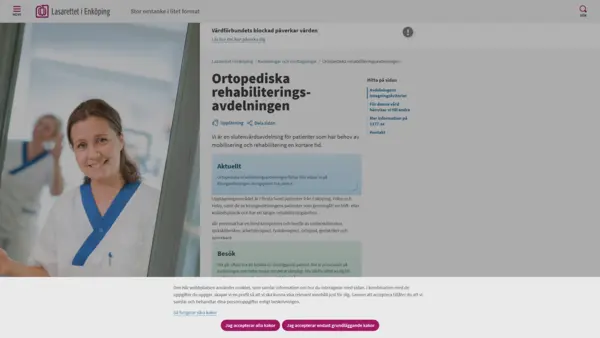 Ortopediska rehabiliteringsavdelningen - Lasarettet i Enköping
