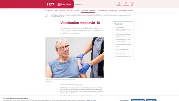 Gimo vaccination, Vaccinationsenheten