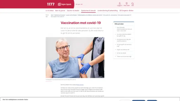 Tierp vaccination, Vaccinationsenheten