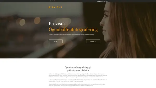 ProVisus Ögonbottenfotografering, Uppsala